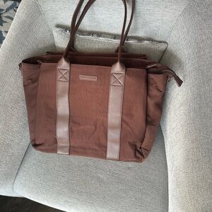 Poppy & Peonies Daily Tote in Espresso
